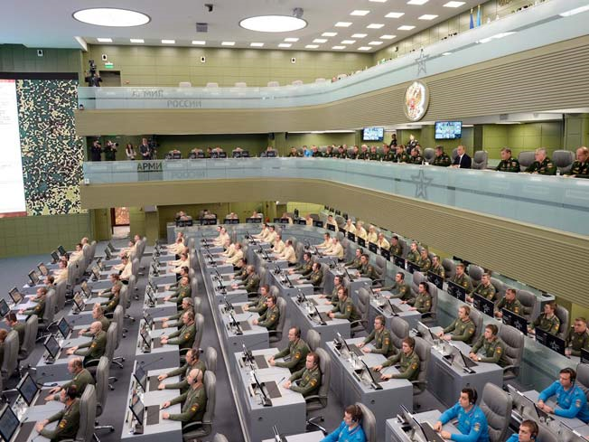 Vladimir Putin's New Gigantic Triple-Decker War Room (2)