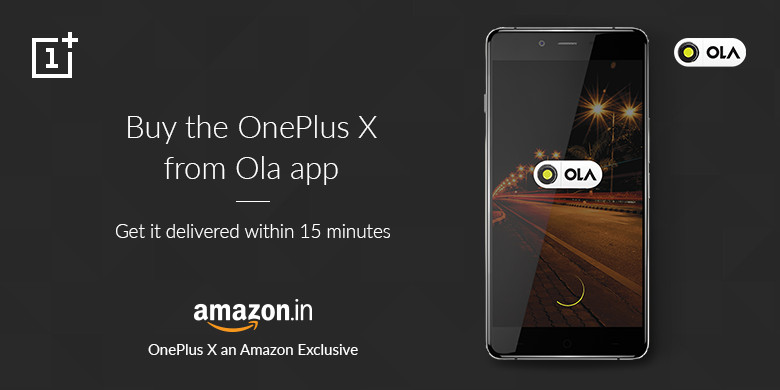 Buy OnePlus X via Ola App