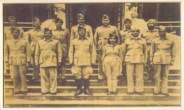 Lakshmi with Subash Chandra Bose