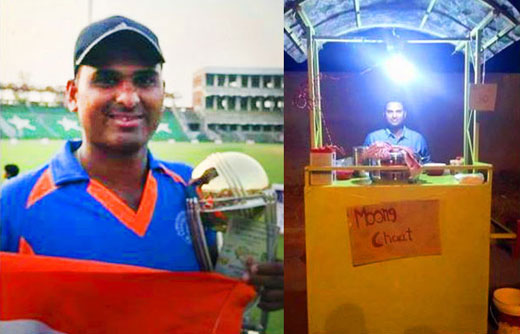 Cricket-World-Cup-Winner sells kachoris