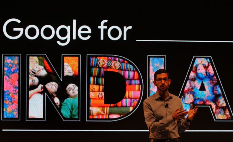 Google CEO Sunda Pichai in India