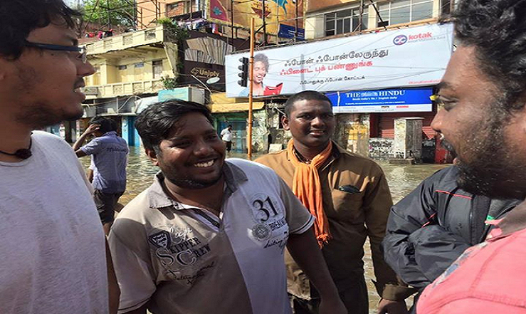 Meet Selflessness Johnson Who is Helping Others in Chennai Rains Even He is Unable to Reach His Family