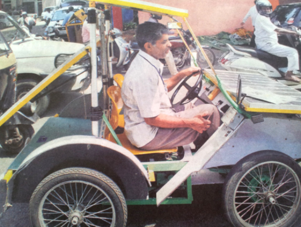 Syed Ahmed Electric solar car