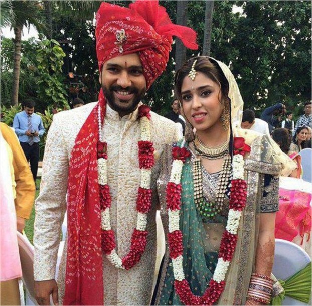 Rohit Sharma-Ritika Sajdeh wedding