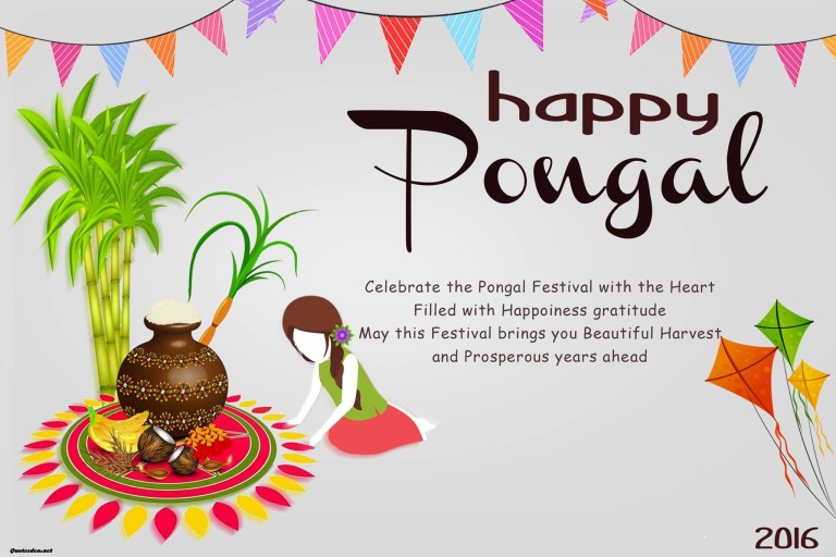 Happy Pongal SMS Messages wishes quotes greetings
