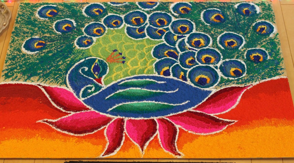 Makar Sankranthi-Peacock Designs