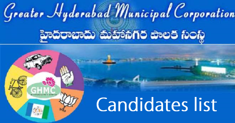 Greater-Hyderabad-Municipal-Corporation-GHMC-election-candidates list