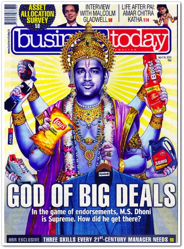 dhoni god of big deals