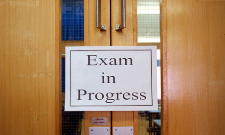 Exam in progress