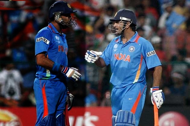 Yuvraj and Dhoni