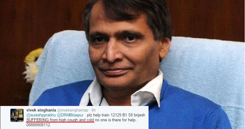 Guy Tweeted About An Ailing Man To Railways is fake