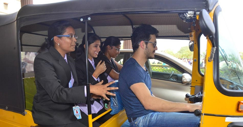 Akhil Drives An Auto Rickshaw
