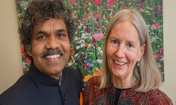 Dr. Pradyumna Kumar Mahanandia and Charlotte Von