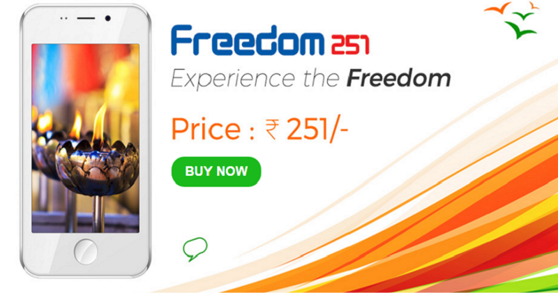 Users Unable To Book Freedom 251 smartphone @ Freedom251.com