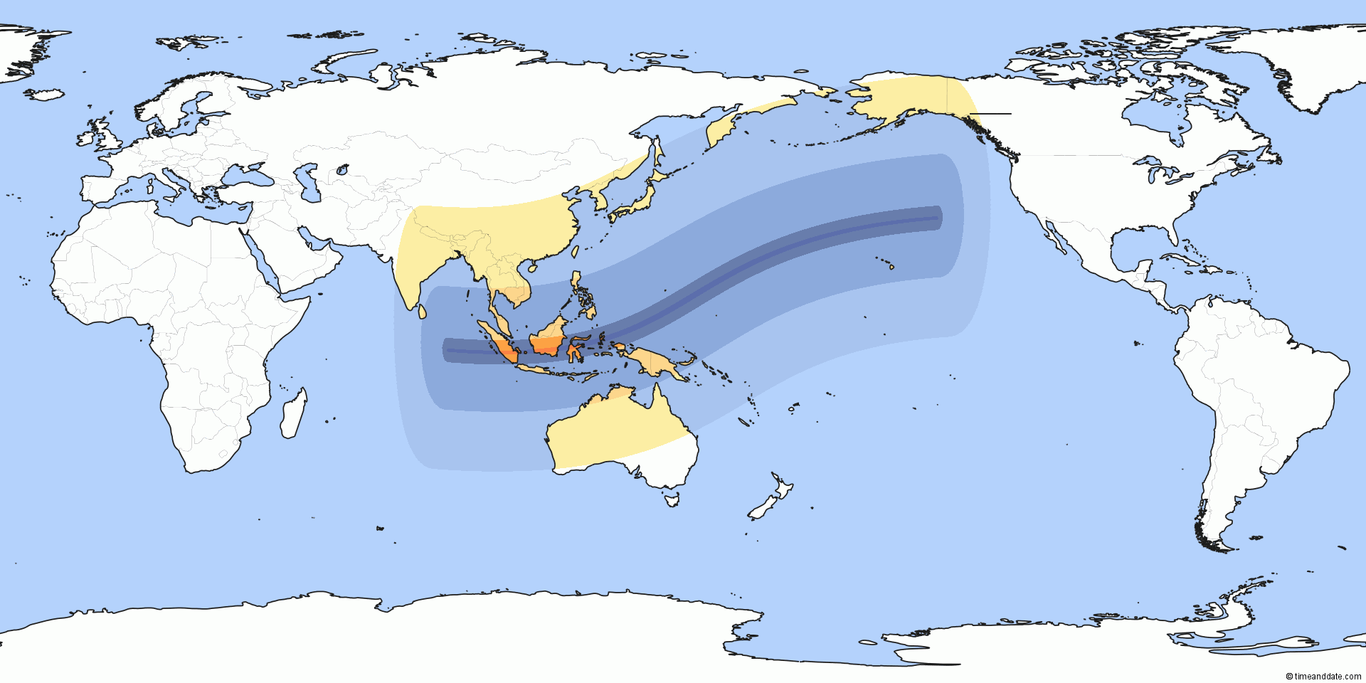 Path of Total Solar Eclipse