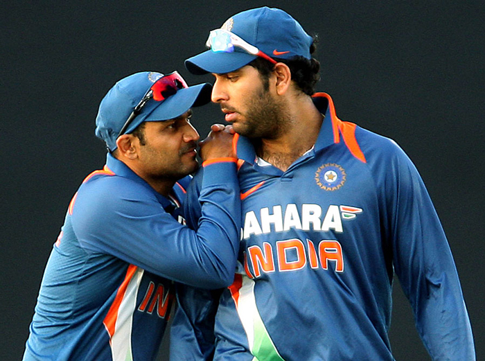 YV and Sehwag led the players in playing prank on Ganguly