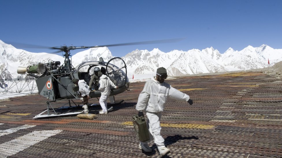 food supply for siachen Glacier soldiers