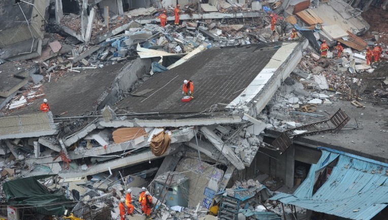 Rescue operation in China