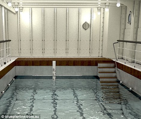 Swimming pool in Titanic 2