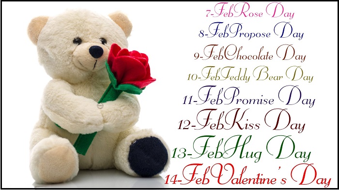 Valentine’s Day Week 2015 List, Schedule, Timetable & Date Sheet