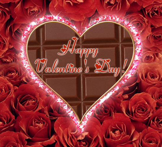 Valentines day Gif Images with roses free download