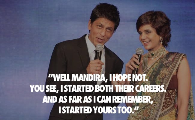 Mandira Bedi & SRK