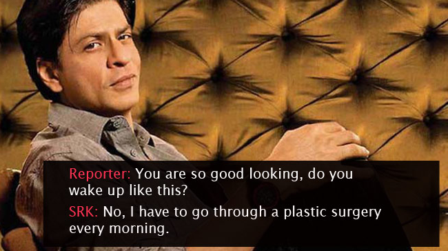 Shah Rukh Khan Witty Quotes