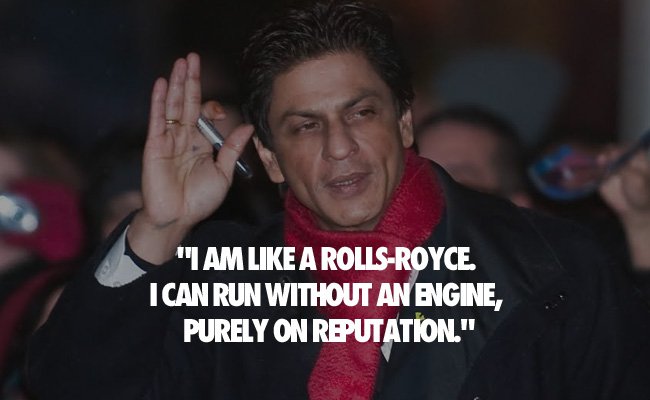 Shah Rukh Khan witty Quotes