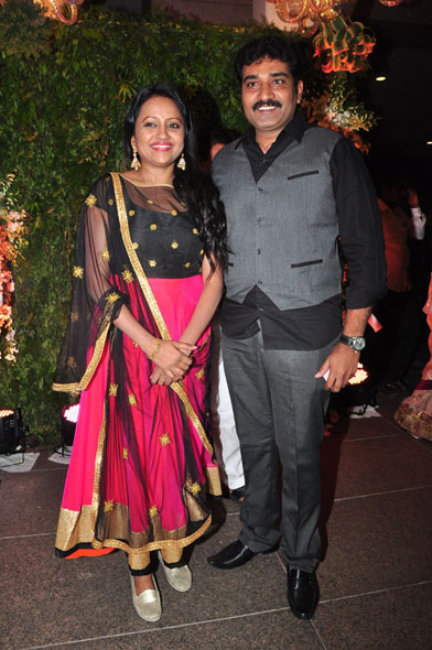 Suma & Rajiv Kanakala in Srija-Wedding-Reception