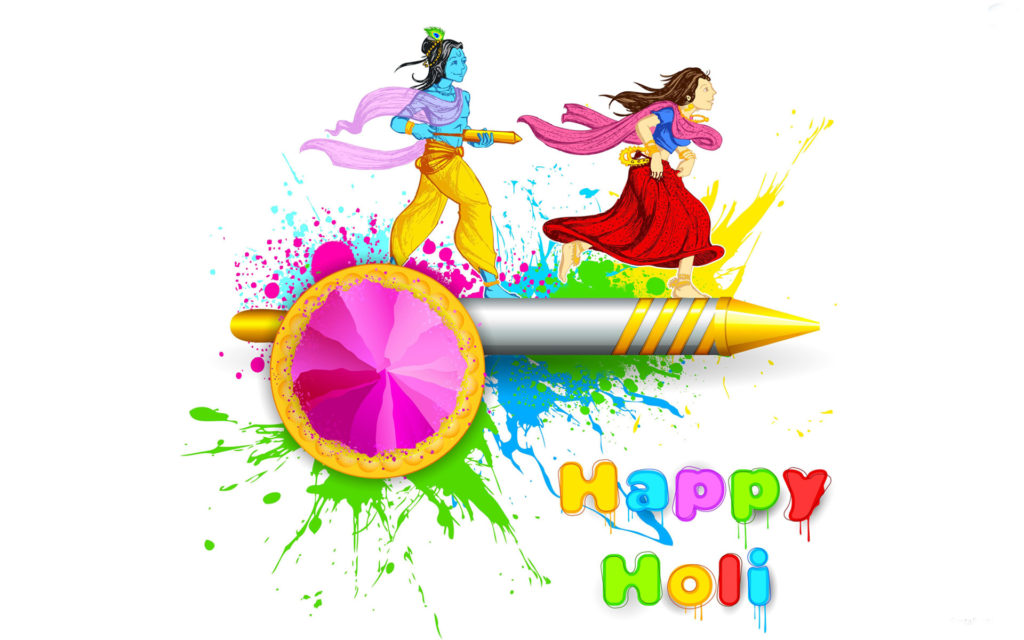 Holi image radhakrishna