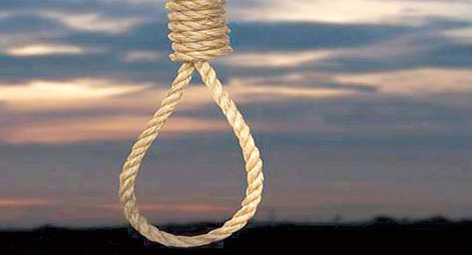 Woman hanged herself