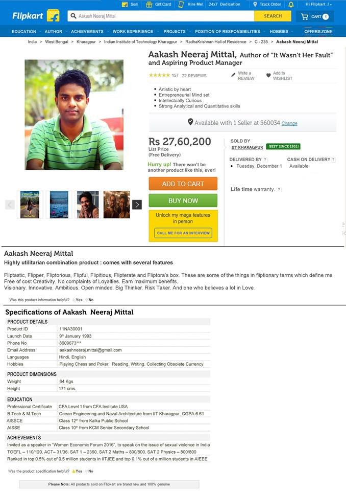 IIT Student for sale