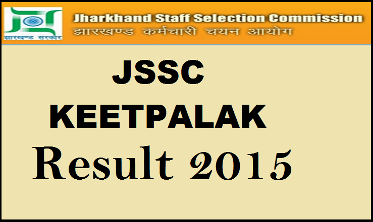 JSSC Keet Palak Result 2015