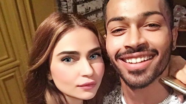 Lisha Sharma with Hardik Pandya