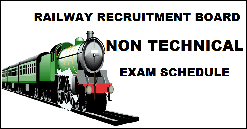 RRB NTPC Exam Dates 2016| Check Non Technical Exam Schedule Timings Here