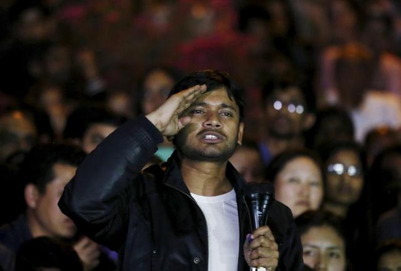 Kanhaiya Salutes Soldiers