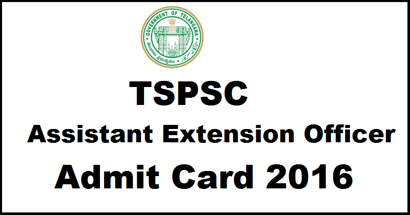 TSPSC AEO Admit Card 2016 Download @ www.tspsc.gov.in For 13th March Exam
