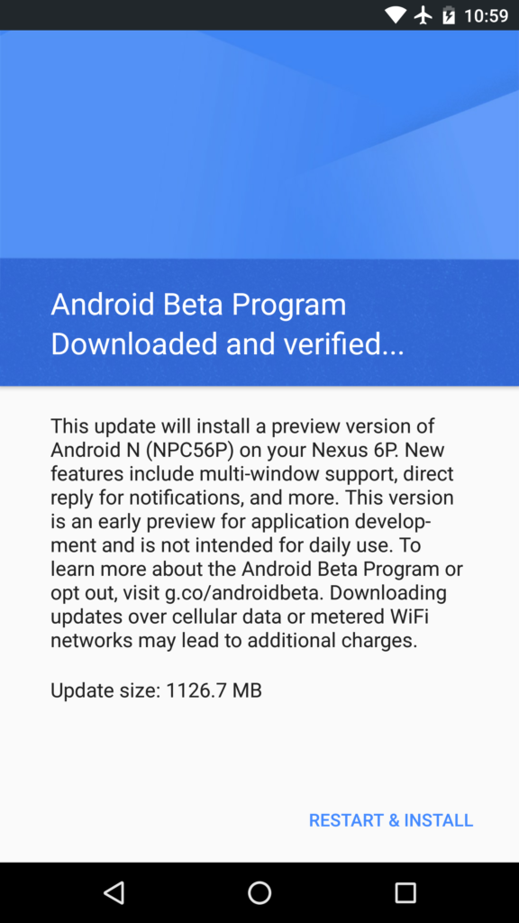 how to download and install the Android N preview