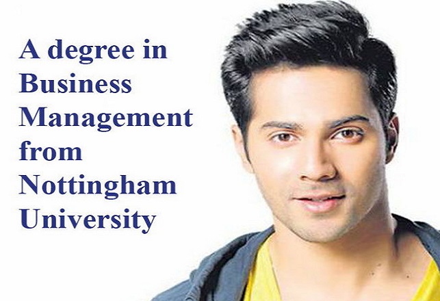 varun dhawan-Educational qualification