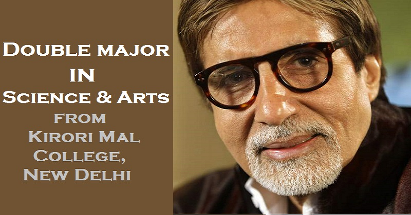 Amitabh Bachchan-Educational qualification