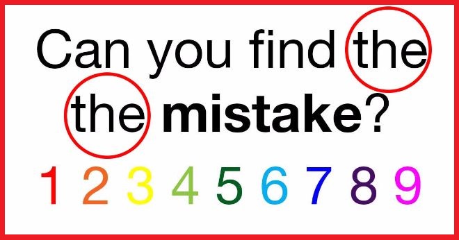 Can you find out the mistake in this image (5)