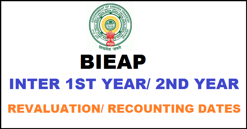 AP Inter Revaluation/ Recounting Details: Apply @ apbie.cgg.gov.in