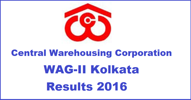 CWC WAG II Results For Kolkata Region Declared| Check Asst Grade II Selected Candidates List @ cewacor.nic.in
