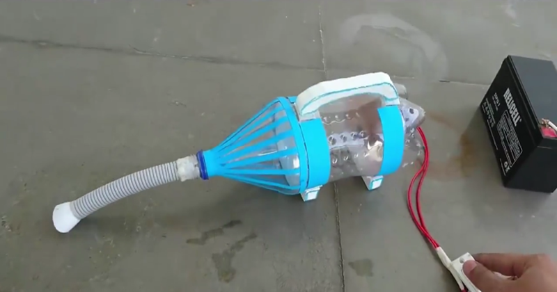 How to make a Vacuum Cleaner with a Bottle