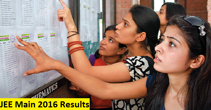 JEE Main 2016 results (1)