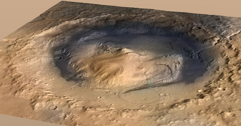 Mile-High Mars Mounds Created By Wind