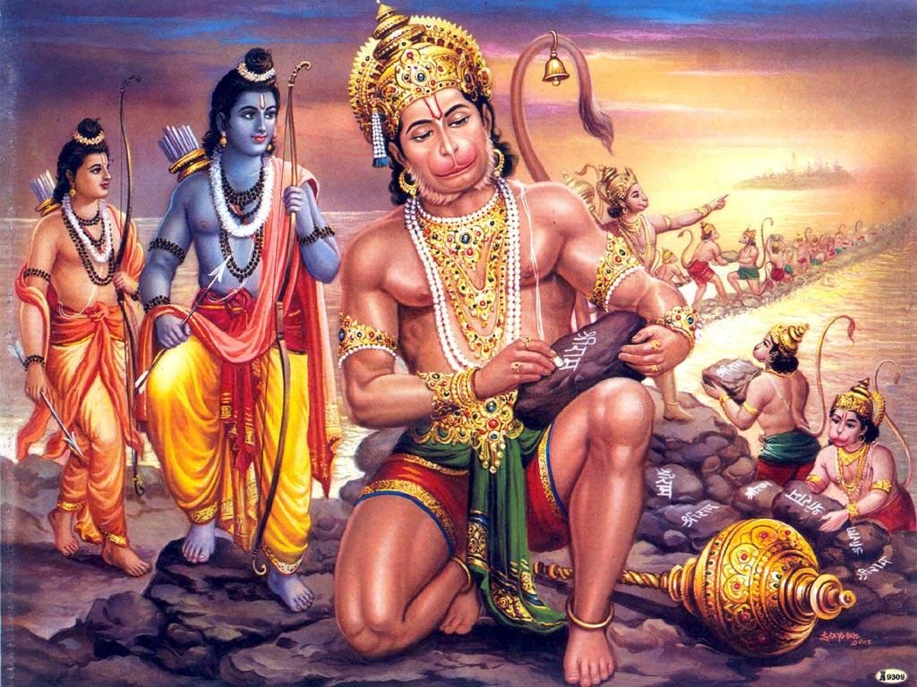 happy ram navami-hanuman-ram lakshman