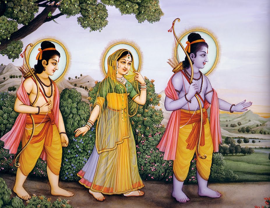 Rama-Sita-Lakshman vanavasam