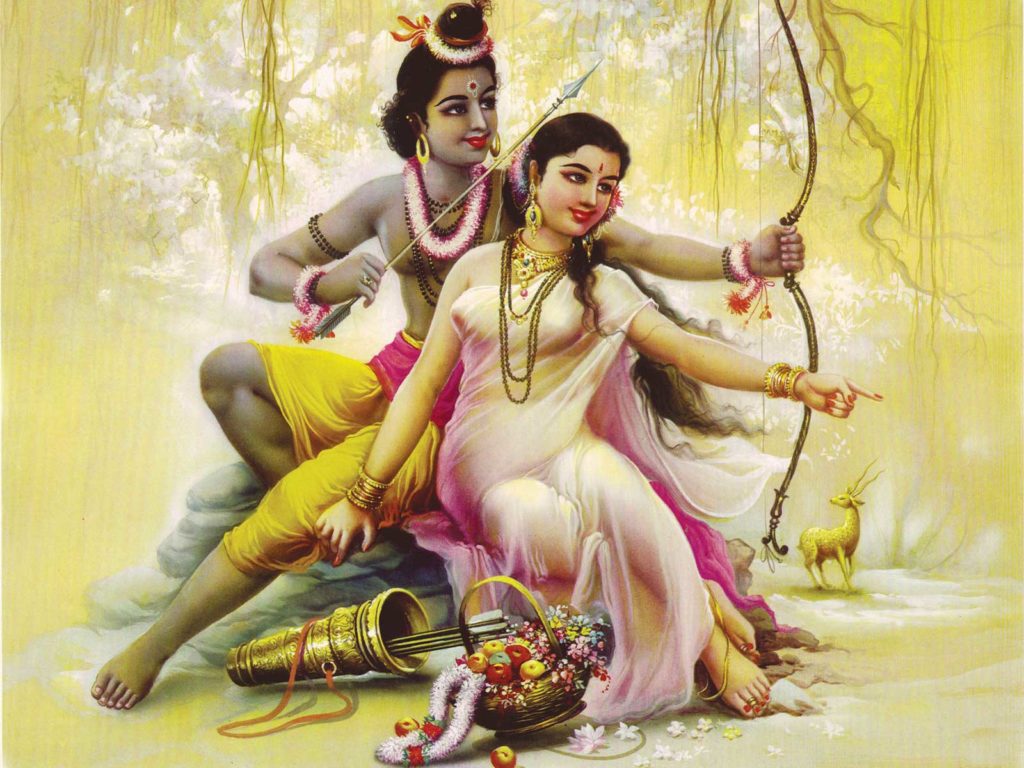 happy ram navami- ram and sita