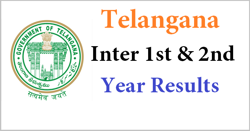 Telangana inter 1st & 2nd year results